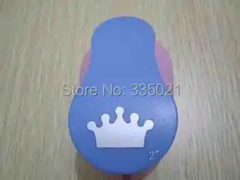 

free shipping 2"(5.0cm) crown EVA foam punch craft punch DIY punch greeting card handmade puncher Scrapbook Handmade puncher
