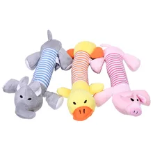 Jouets durables en peluche pour chiens et chats pour animaux de compagnie, jouets durables en peluche, jouet sonore à mâcher, pour tous les animaux domestiques, éléphants, canard, cochon, en peluche