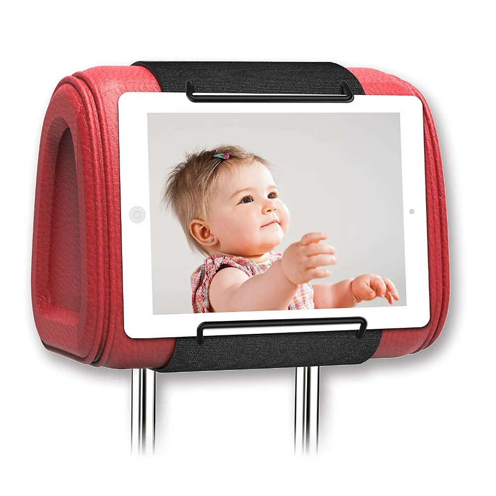 

car headrest mount - iPad, iPad mini, iPad Air, Samsung Galaxy Tab, Amazon Kindle Fire headrest mount holder for Headrest Video