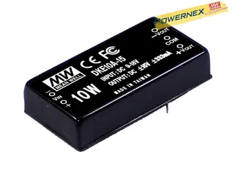 

[PowerNex] MEAN WELL original DKE10A-15 15V 333mA meanwell DKE10 15V 10W DC-DC Regulated Dual Output Converter