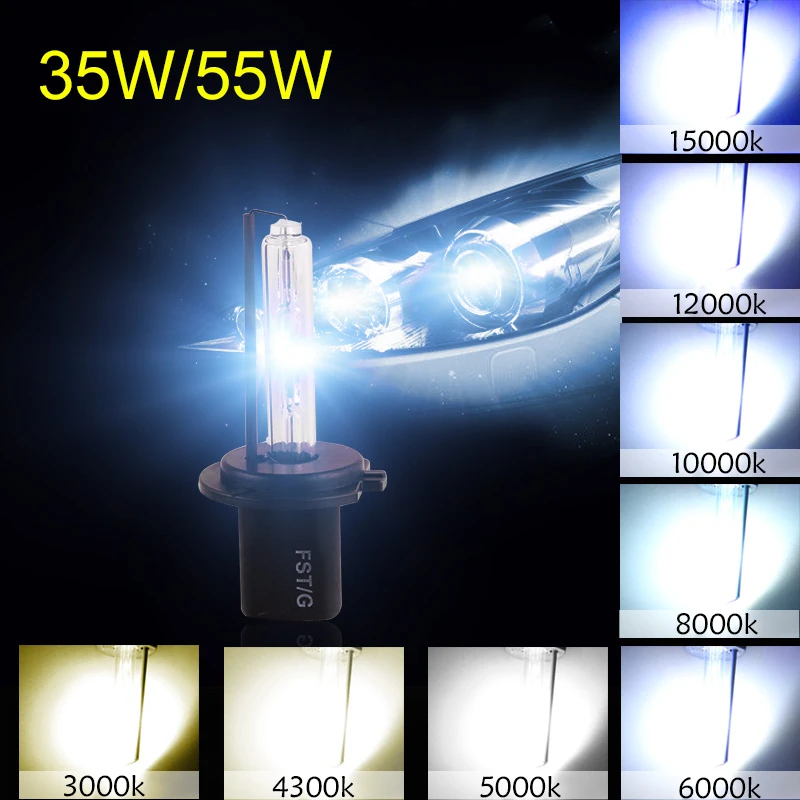Kit di lampadine allo xeno HID XENON HID 55W 4300K H7 allo xeno HID Xenon HID lampadina fanale 12 V BOOMBOOST