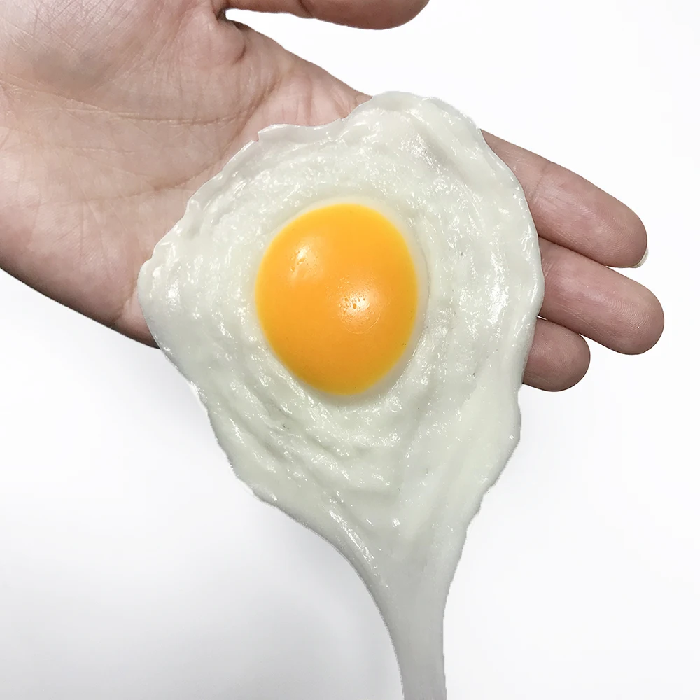 Khaki Fake Rubber Creative Eggs Novelty Joke Farm Egg New 