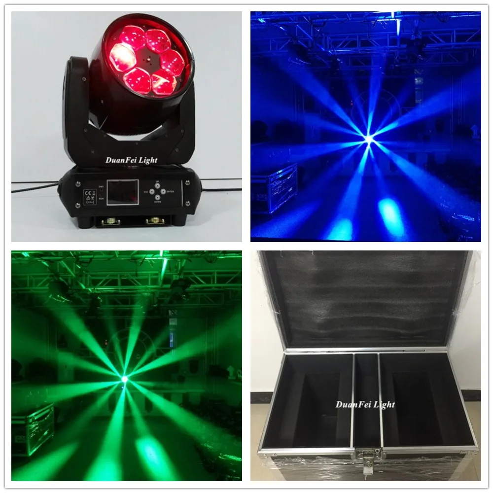 (2 лампы + корпус) Высокая яркость led zoom wash bee eye moving head 6x40w beam lyre|moving head|beam headzoom |