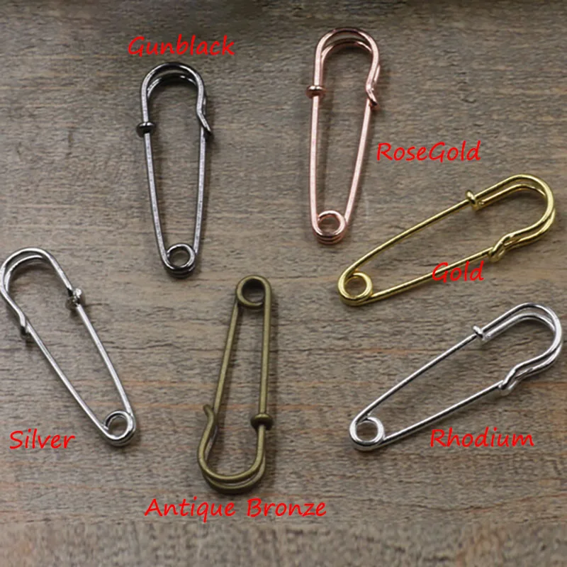 20pcs Large 45mm Safety Brooch Pin Base Bronze Gold Setting for DIY Wedding Bouquet Christmas Brooch Jewelry MakingFindings 20pcs Large 45mm Safety Brooch Pin Base Bronze Gold Setting for DIY Wedding Bouquet Christmas Brooch Jewelry MakingFindings