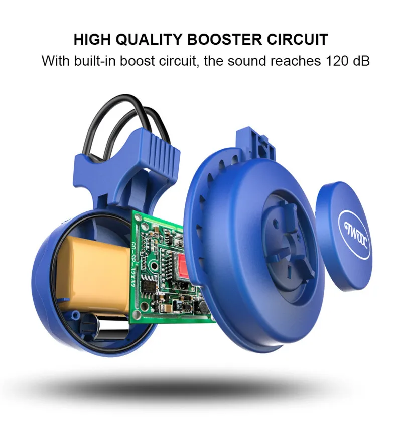 Велосипедный звонок зарядка через usb 120 дБ 3 режима звуковой сигнал тревоги Водонепроницаемый безопасности Электрические рожки руля кольцо велосипедные звонки аксессуары