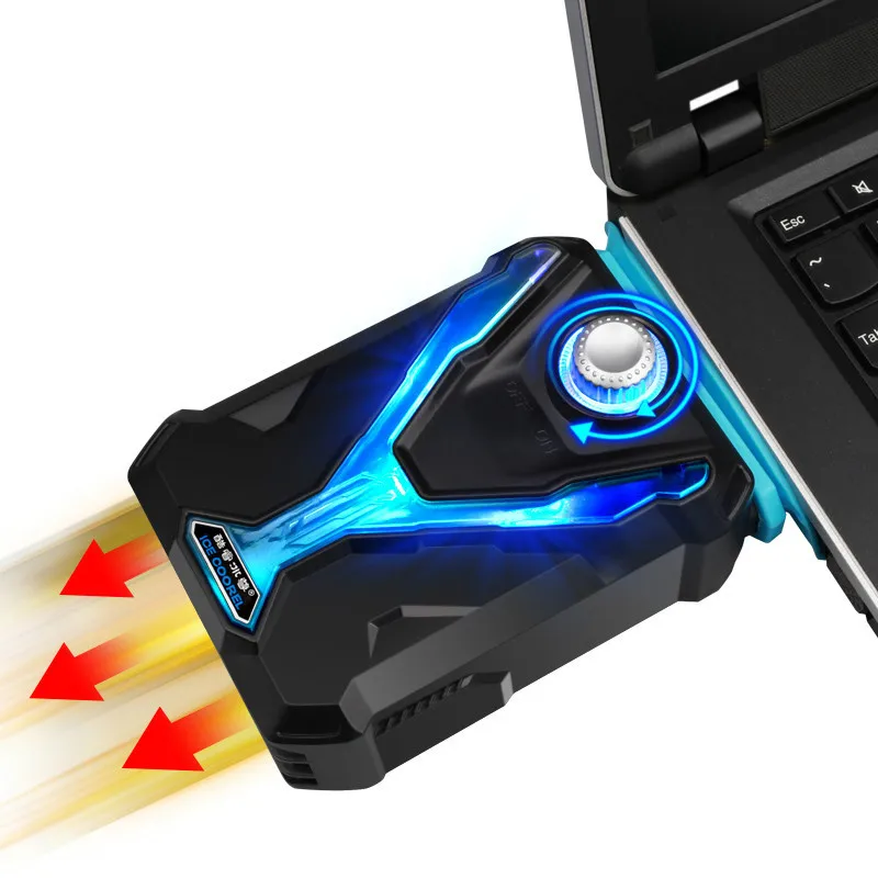 

Laptop Cooler Fast Dropdown CPU Temperature Smart Laptop Cooling Pad Powerful Ventilation Fans For 12-17inch Notebook