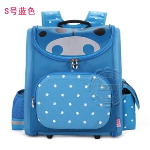 Высококачественная детская школьная сумка, ортопедический рюкзак для мальчиков и девочек со звездами, детский мультяшный рюкзак Mochila Infantil, для детского сада, начальной школы - Цвет: Sky Blue
