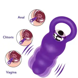 Секс анальный шарик плагин вибратор силиконовый Анальная пробка эротический анальный игрушки для геев X5.3