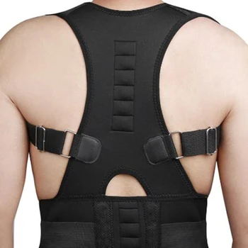 

Posture Corrector Support Magnetic Back Shoulder Brace Belt For Men Women Body Shaping Sitting position Correction Belt