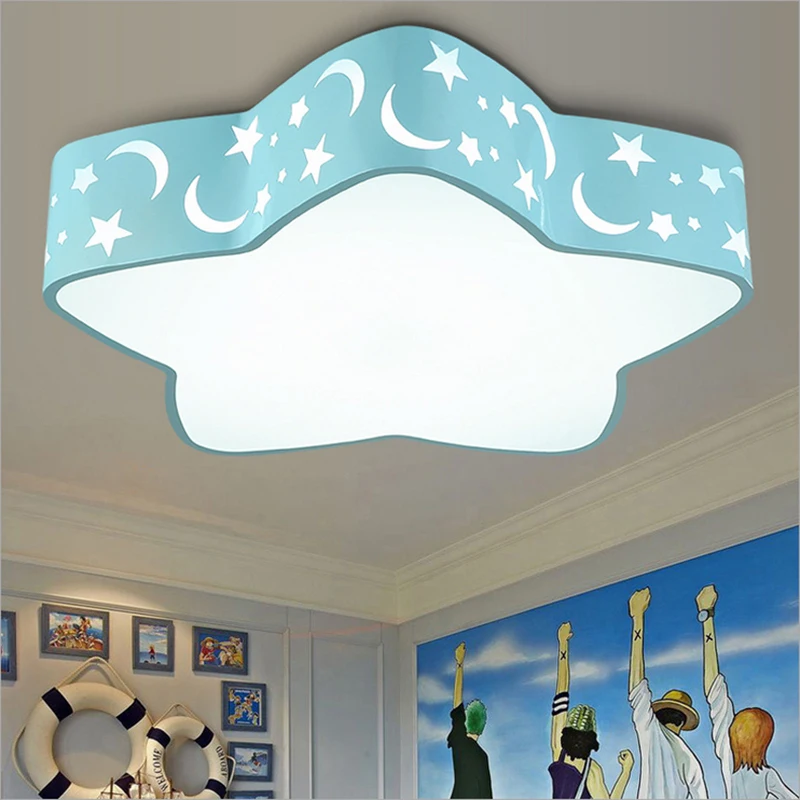 Blue-Red-White-Star-Led-Ceiling-Light-Child-Bedroom-Cartoon-Living-Room-Home-Decoration-Lamp-Kid (2)