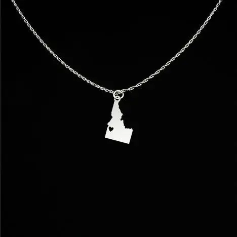 

Individuality Idaho Necklace Any Words Can Be Customed Copper Idaho Jewelry Best Christmas Gift For Men And Women YP4077