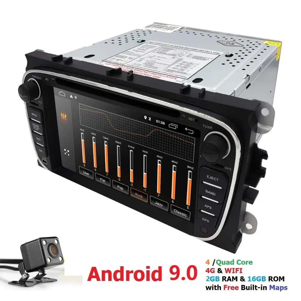 Clearance 2G+16G Android 9.0 4G Car Radio Multimedia Video Player Navigation GPS For ford focus Mondeo Galaxy Transit Connect 2 din dvd CD 0 Clearance 2G+16G Android 9.0 4G Car Radio Multimedia Video Player Navigation GPS For ford focus Mondeo Galaxy Transit Connect 2 din dvd CD 0