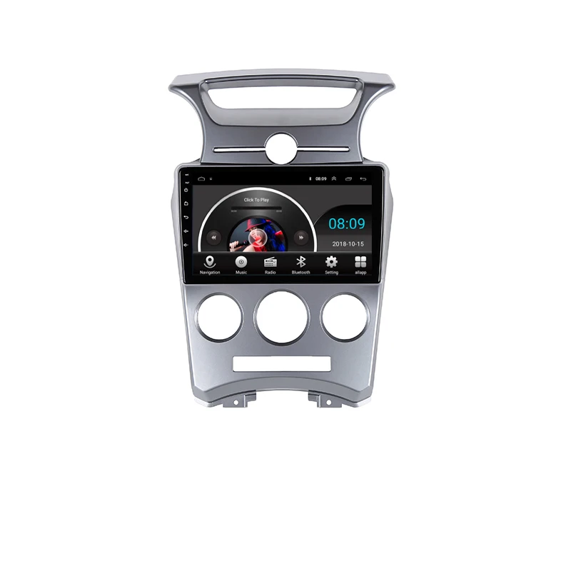 Discount 9" 2.5D IPS Android 8.1 Car DVD Multimedia Player GPS for Kia Carens 2007-2011 audio car radio stereo navigation WIFI 14