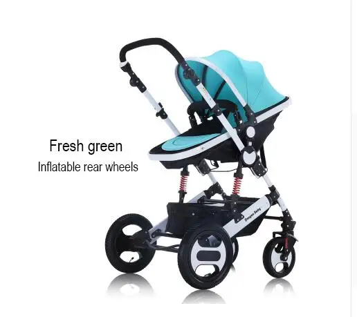 Dragon baby детская коляска, Dragon baby 2 в 1, коляска трансформер - Цвет: blue