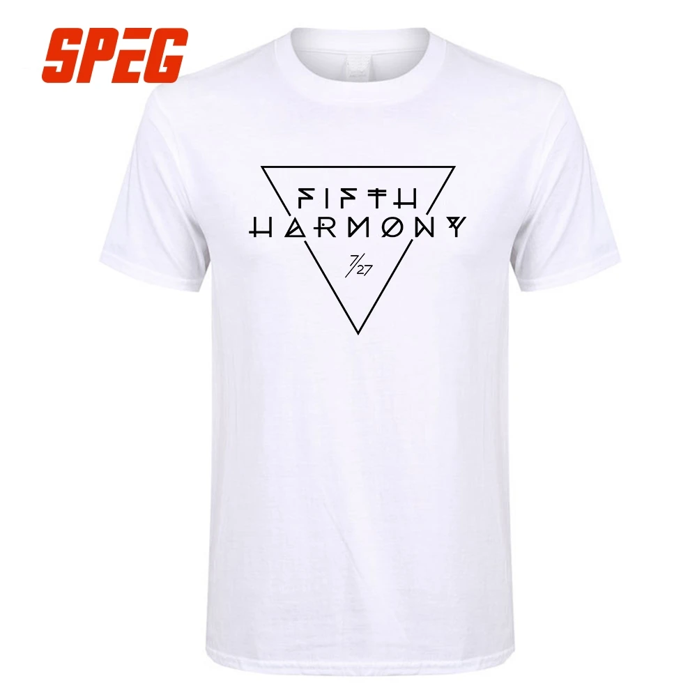 

T Shirts Fifth Harmony Official 727 Summer Style Cool Merch Man Round Neck Tees Teenage Dress T-Shirts Tops