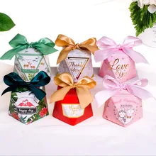 Уникальные пользовательские карты многоцветный для свадьбы или «нулевого дня рождения» сувениры для гостей, вечерние персонализированные конфеты сладкий подарок услуга коробки