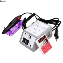 US/EU/UK Plug Professional Mini Electric Acrylic Polish Nail Drill File Machine Manicure Pedicure Kit with Bits AC 110-240V