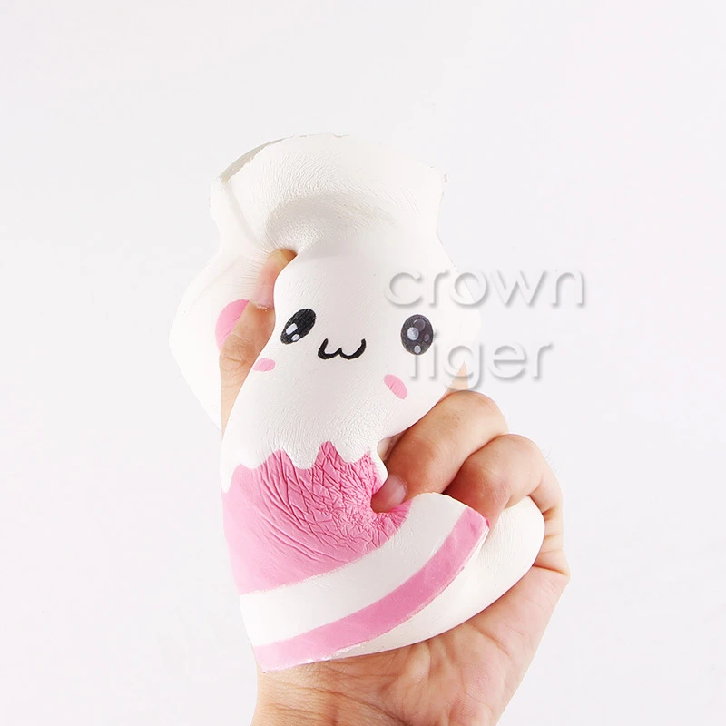 Kawaii антистрессовый милый мягкий медленно поднимающийся Единорог панда персик ПУ Мягкий какашка зуб торт крем игрушки Squeeze fun Squishes игрушка