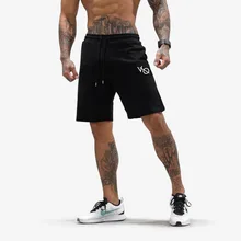Summer Men Solid Sports Shorts Casual Beach Wear Training Sweatpants with Pockets Running Jogging Short Pants Gym
