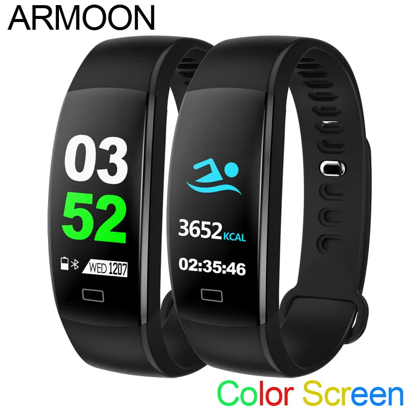

Smart Band F64 Sleep Monitor Fitness Tracker Sports Tracker Smart Bracelet Color Screen Watch IP68 Waterproof Music Control Band