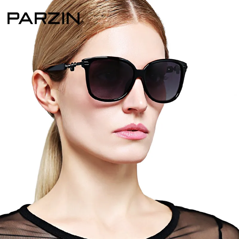 

Parzin Polarized Sunglasses Women Luxury Chain Sunglasses Female Sun Glasses Shades Oculos De Sol Feminino Gafas With Case 9228