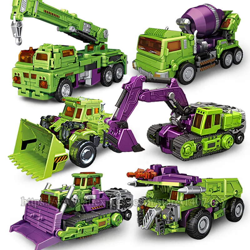 BMB 5 в 1 трансформационная фигурка для мальчиков Игрушки оверсайз 40 см Cool Predaking KO GT Опустошитель грузовик игрушки-Динозавры дети