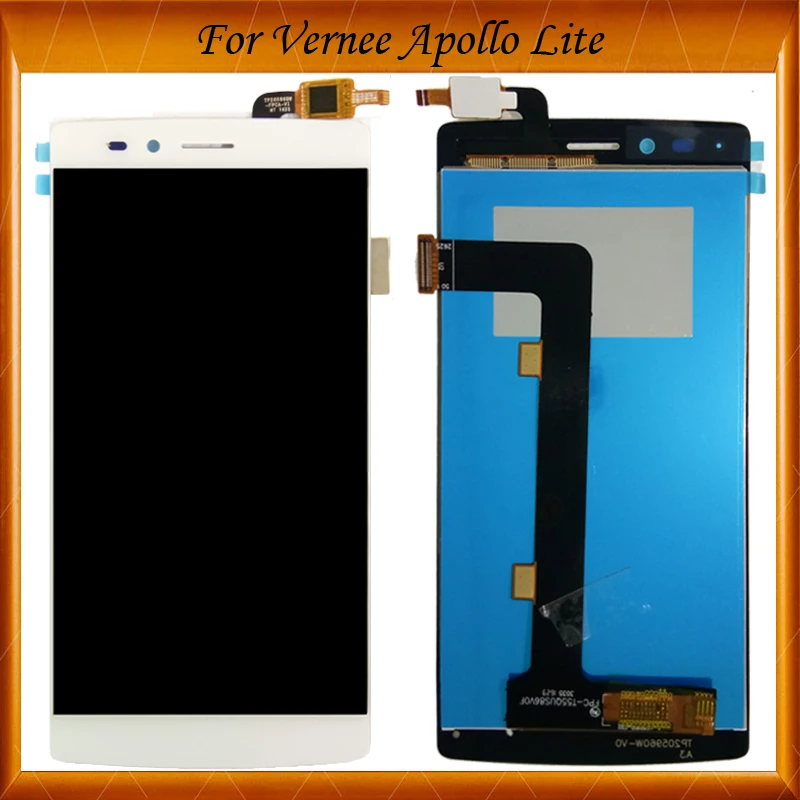 100% Протестировано хорошо 5 дюймов запасные части для vernee Apollo Lite ЖК экран +