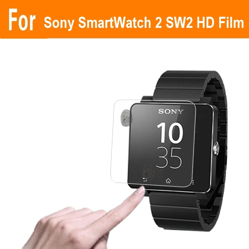 Против царапин HD прозрачный глянцевый пленка для sony Smart Watch_ 2 SW2 Антибликовая матовая пленка для sony Smart Watch 3 SWR50 пленка для экрана - Цвет: HD Smart Watch 2