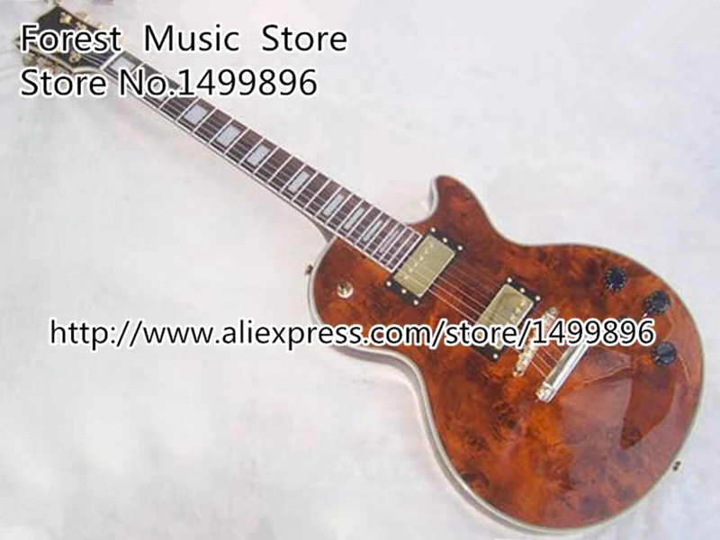 

Chinese Musical Instruments Rotten Nature Wood Grain Suneye Custom Electric Guitar Left Handed Available