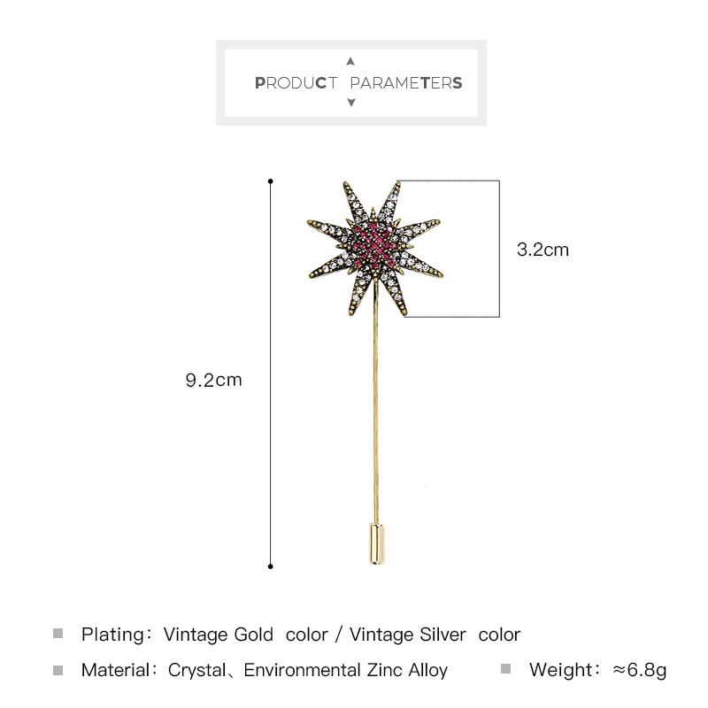 Star Brooches  (3)