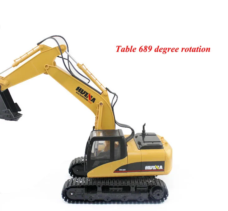 HuiNa Toys 1350 15 Channel 2.4G 112 RC Excavator Charging 112 RC Car With Battery RTG (1)