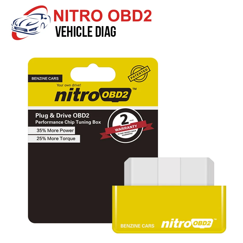 

Single PCB EcoOBD2 & Nitro OBD2 Gasoline Plug & Drive For Benzine Eco OBD2 ECU Chip Tuning Box 15% Fuel Saving More Power