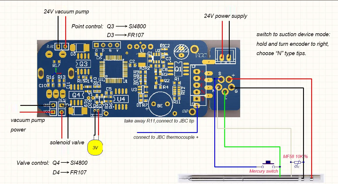 KSGER сплав 9501 паяльная ручка V2.1S T12 STM32 OLED цифровой контроллер температуры с насосом JBC Электрические паяльники