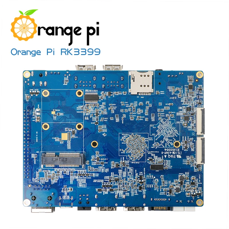 Orange Pi RK3399 4 ГБ DDR3 16 Гб EMMC двухъядерный Cortex A72 макетная плата Поддержка Android 6