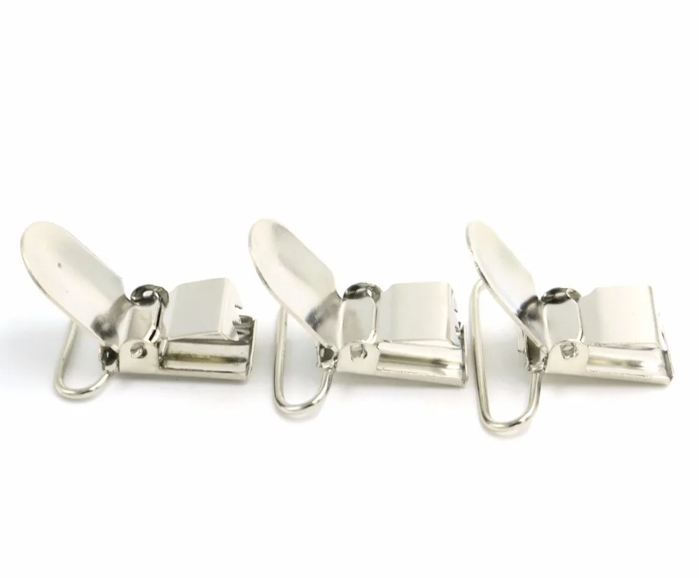 

10pcs/Lot Metal Hook Pacifier Suspender Clips 20mm/25mm/30mm