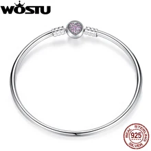 Auténtico 100% 925 Brazalete De Plata Esterlina Fit Original Pulsera Del Grano Del Encanto Del Brazalete para Las Mujeres de Lujo de La Joyería Pulseira