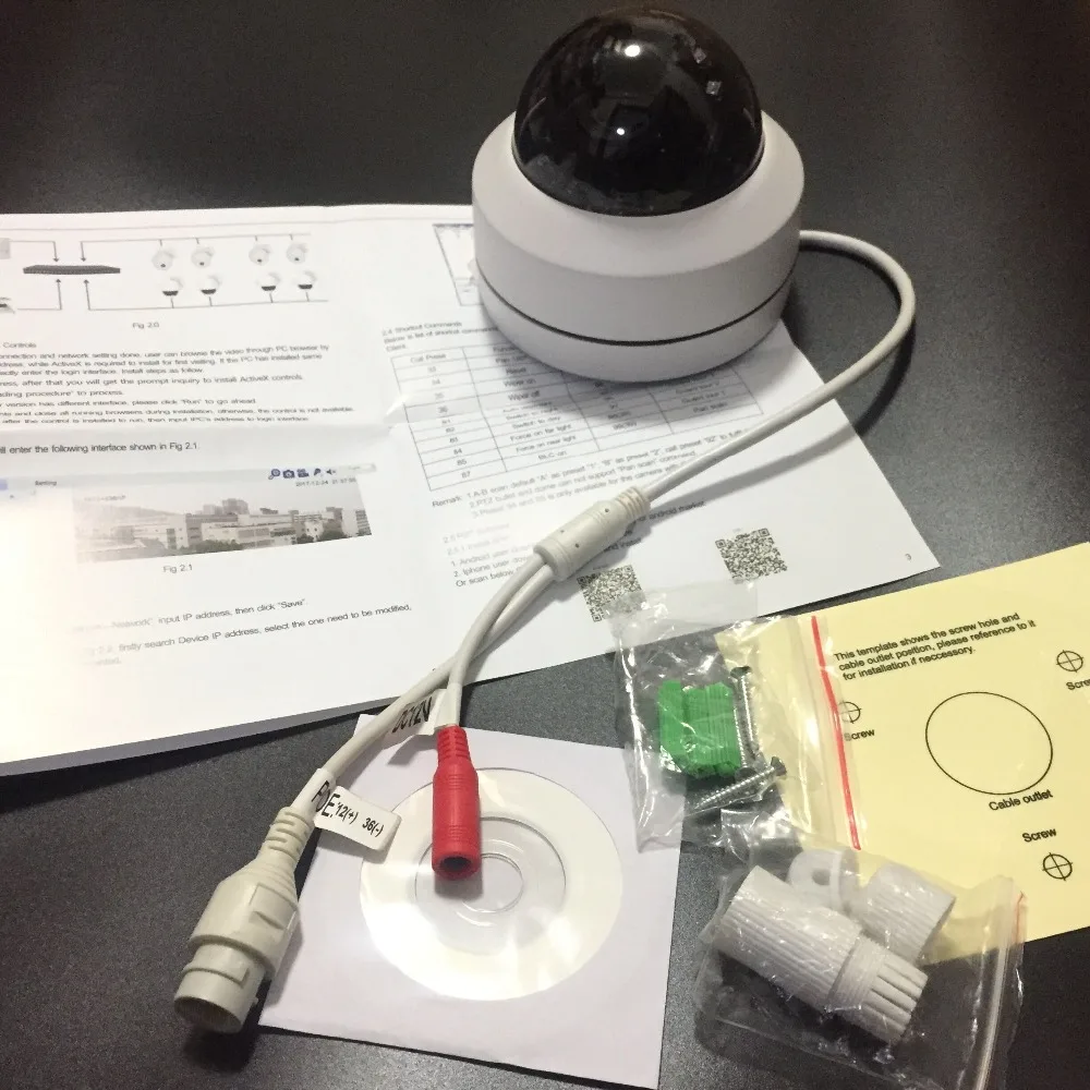  5.0MP Mini PTZ IP Camera Super HD 2592x1944 Pan/Tilt 4X Zoom IR Dome Camera PoE 2MP 1080P IP Camera