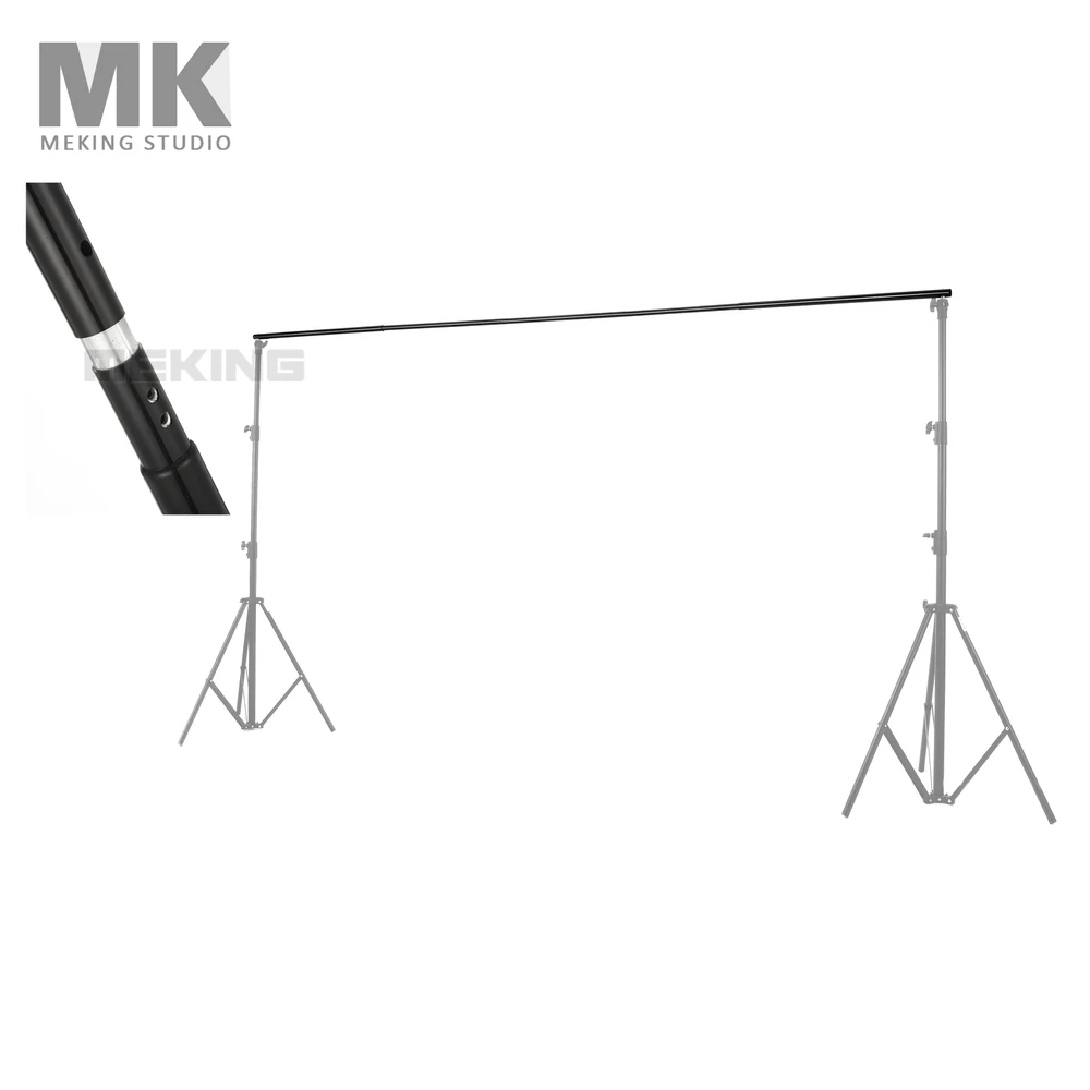 

M2.8m / 9.2ft Background Cross Bar Photography Photo Studio Vedio Background Backdrops Support Crossbar for Light Stand Tripod