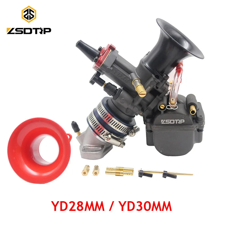 

ZSDTRP Universal Maikuni PWK Carburetor YD28 YD30mm Parts Scooters With Power Jet ATV Motorcycle Competitive Racing Parts