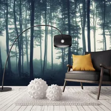 Beibehang пользовательские обои 3D природный пейзаж лес дерево утренний туман фрески ТВ фон Настенная роспись обои для стен 3 d
