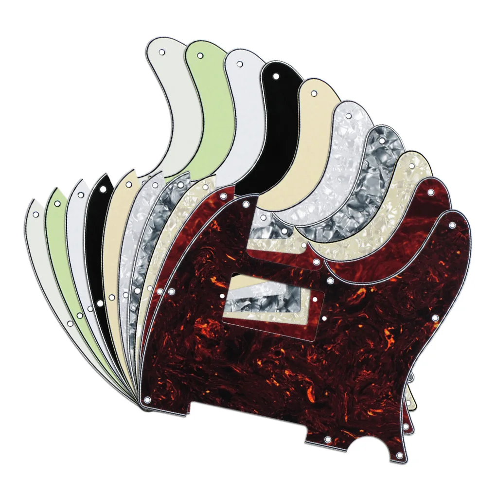 10PCS Mixed Colors USA Tele Electric Guitar Pickguard Humbucker Pick