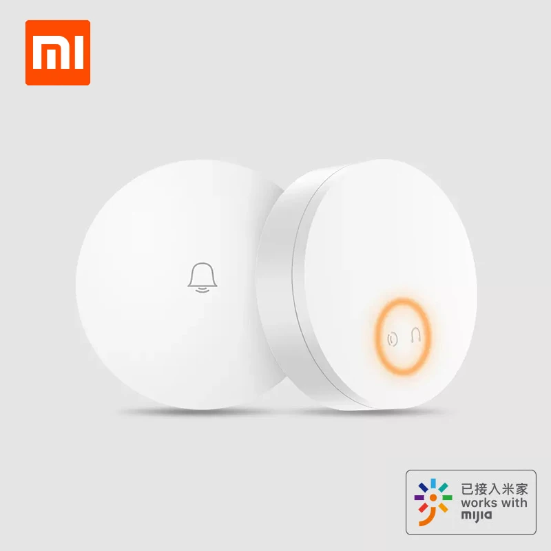 

Xiaomi Linptech Self-generating wireless doorbell without battery no wiring power-off memory habits work with mihome app