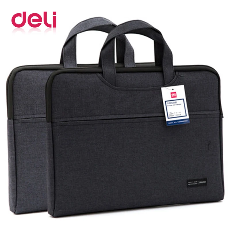 Деловая сумка-портфель для документов Портативная сумка для файлов хорошего качества Прочная Портативная сумка для ноутбука двухслойная