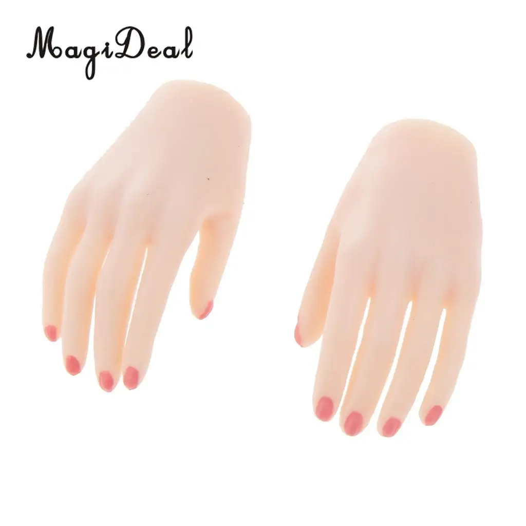 10Pcs PVC 1:6 Scale Womens Hand Models for 12 Inch Female Action Figure Body Dolls Children DIY Making Accs Toys