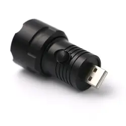 Мини Портативный USB Перезаряжаемые светодиодный фонарик T6 Led Handy питьевой выжить технологии толчка 4 режима мини свет