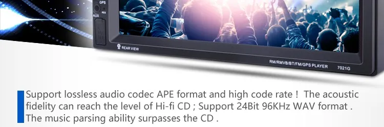 Perfect 2 Din Car Multimedia Player GPS navigation 7