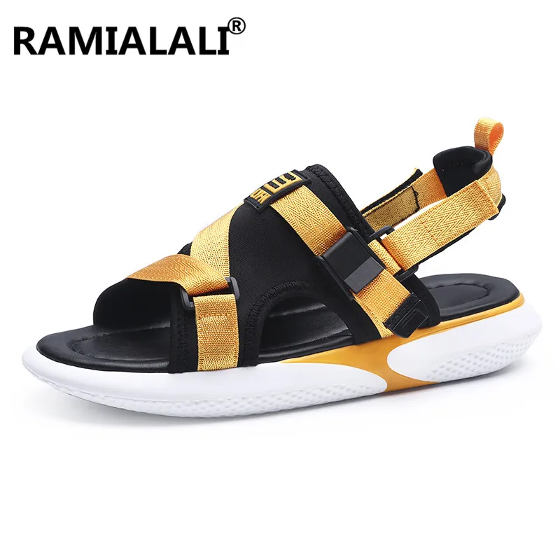 Summer Beach Sandals Man Rubber Sandals For Men Slide Platform Sandals