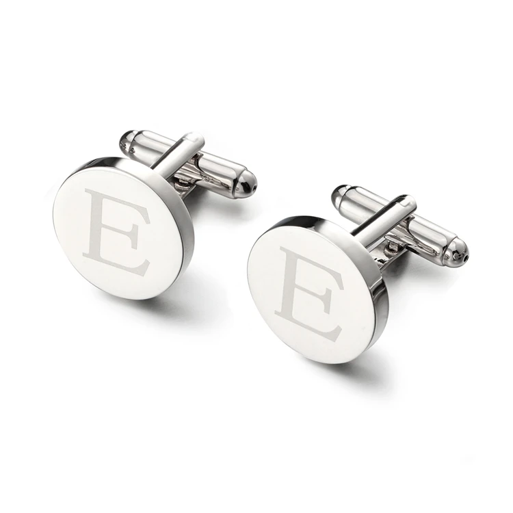Azul De Lujo Globo Cufflinks Gemelos Boda Circular Giratoria