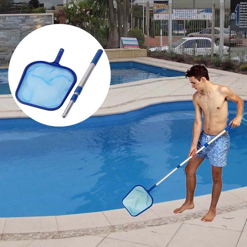 

Pool Leaf Cleaning Net Skimmer with Telescopic Pole Detachable for Spa Koi Fish Pond Tub Cleaning YU-Home