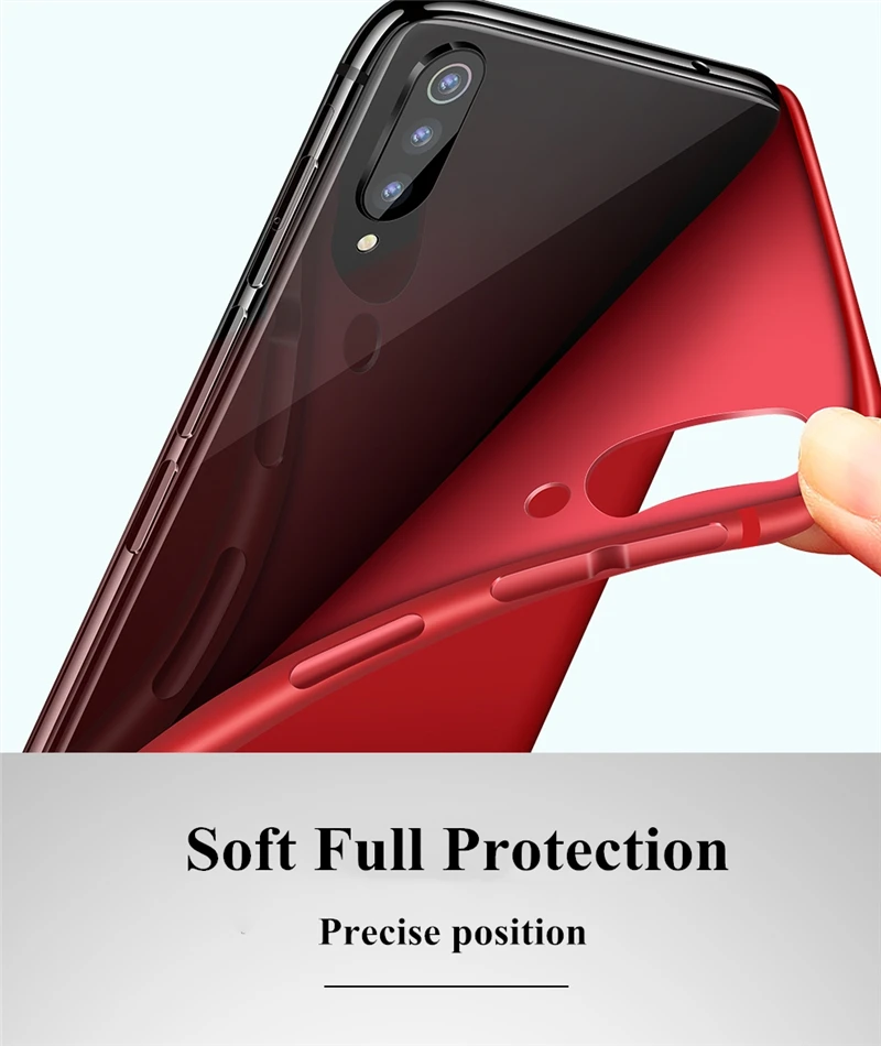 Xiaomi mi 9 чехол Ультратонкий 0,6 мм Не оставляющий отпечатков пальцев Матовый ТПУ чехол для телефона для Xiaomi mi 9 Lite mi 9 SE 9T Pro